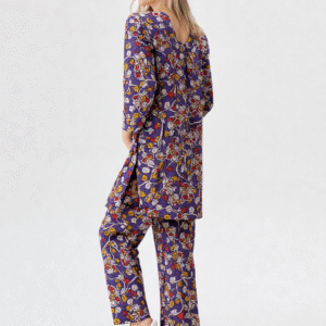 Likau Cord Sets Lilly Flowery Pure Cotton With Natural Colours Indian print set - Image 2